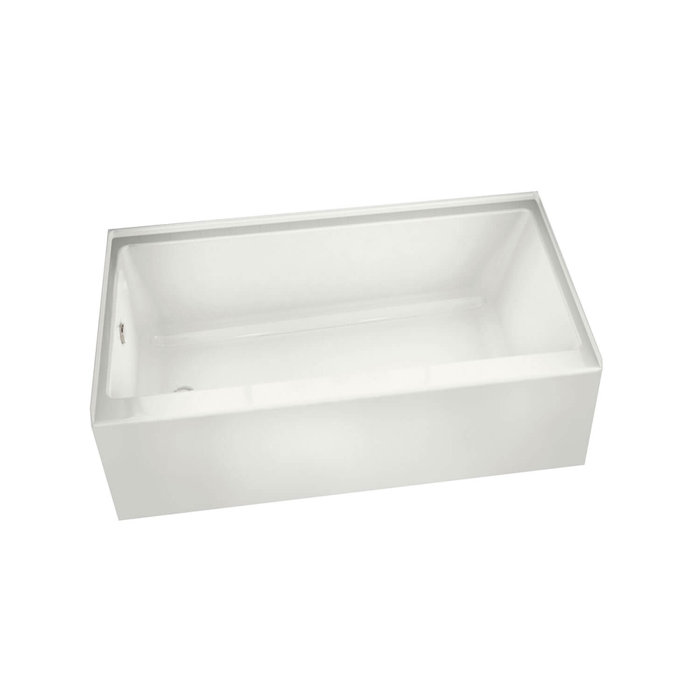 Maax Inc Rubix Acrylic 60" x 32" Alcove Soaking Bathtub Wayfair